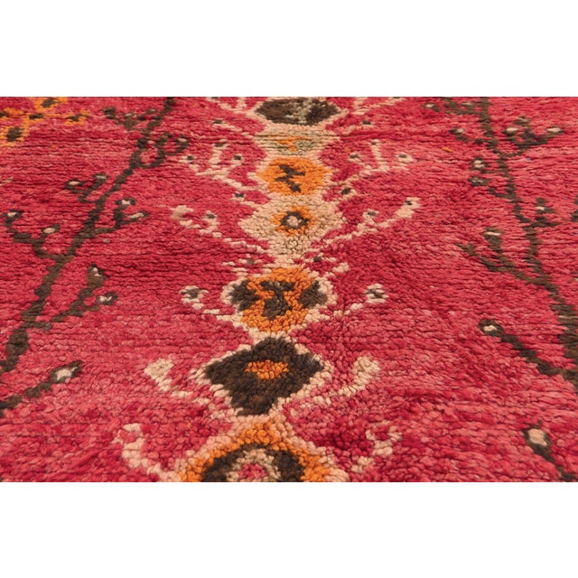 Late 20th Century Vintage Boujad Moroccan Rug, 04'05 X 06'09 For Sale - Image 5 of 10