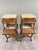 Wood 19th Century Louis XV Bedside Tables in Yellow Marble, Set of 2 For Sale - Image 7 of 10