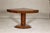 Mid 20th Century Rustic Vintage Corner Demilune Pedestal Table with Delicately Carved Base For Sale - Image 5 of 12