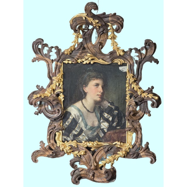 Antonio Zona, Portrait of a Young Woman, 18th-19th Century, Oil Painting For Sale - Image 6 of 14
