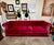 Make a dramatic statement with this striking Christopher Guy McQueen Chesterfield-style sofa, upholstered in rich red...