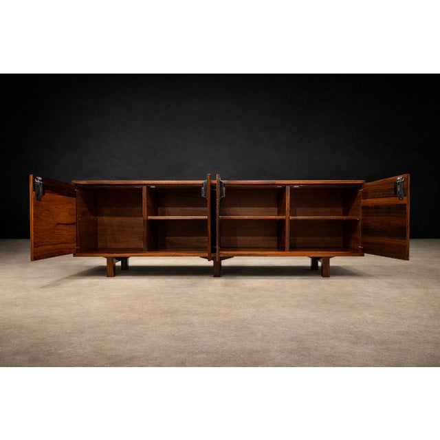 Brazilian Modern Credenza “Modular” in Rosewood, Jorge Zalszupin, Brazil, 1960s — Lot 480 For Sale - Image 9 of 14
