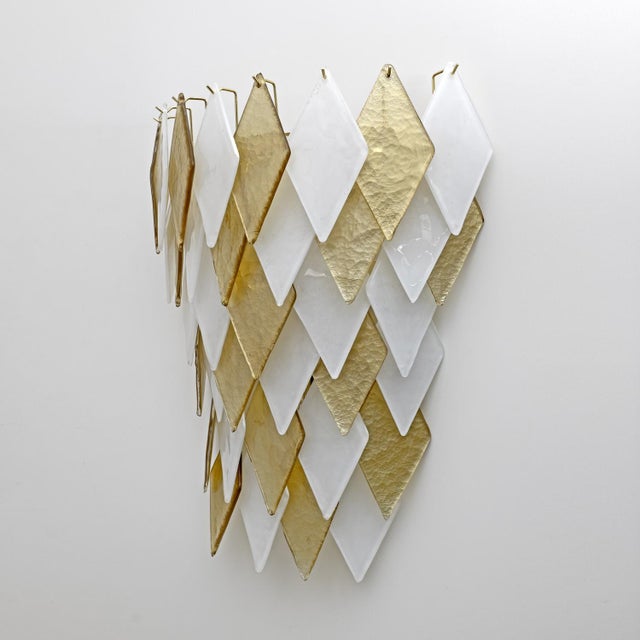 Italian Modern Murano Glass Sconces, 2000, Set of 2 For Sale - Image 4 of 8