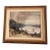 1950s Swedish Landscape Oil Painting in Pine Wood Frame For Sale
