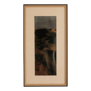Angela Cassanello, Landscape, 1960s, Oil on Paper For Sale