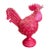 Signed Todd Hewell Folk Pottery Rooster Sculpture For Sale