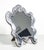 Louis XVI Style Table Mirror in 925 Silver For Sale - Image 3 of 11