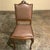 Set of 6 Antique Country French Louis XVI Dining Chairs With Leather For Sale - Image 13 of 18