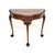 Brown Vintage Queen Anne Style Console Table, 1930 For Sale - Image 8 of 8