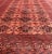 Traditional Mid 20th Century Vintage Hand Knotted Tukomen Ersari Rug in Red Background With Gul Design For Sale - Image 3 of 13