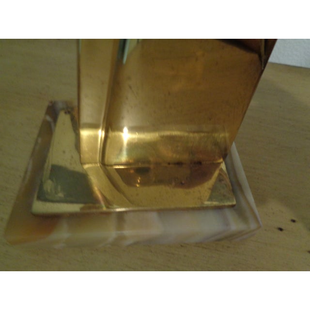 Vintage Hollywood Regency Brass Horse Head For Sale - Image 9 of 9