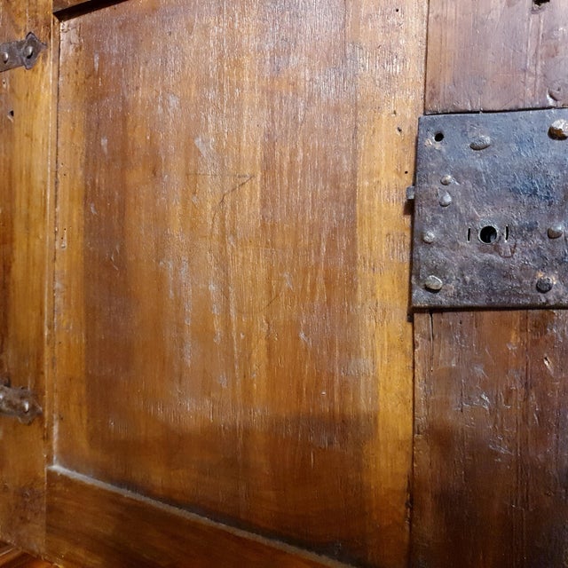 Antique 17th Century Walnut Sideboard with Rusticated Walnut Briar Doors For Sale - Image 4 of 8