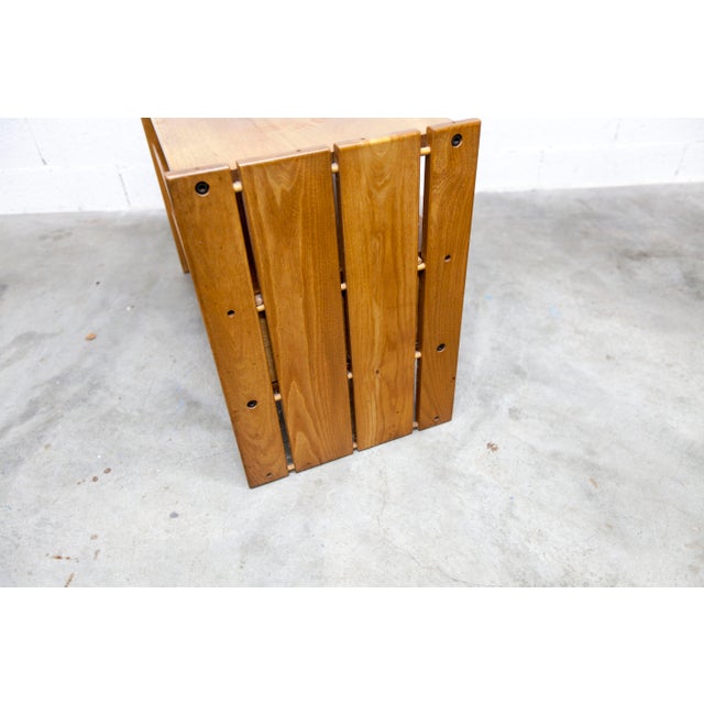 Low Cabinet in Elm from Maison Regain, 1960 For Sale - Image 15 of 18