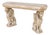 Neoclassical Wood Griffin Console Table Att. Phyllis Morris San Simeon Line For Sale