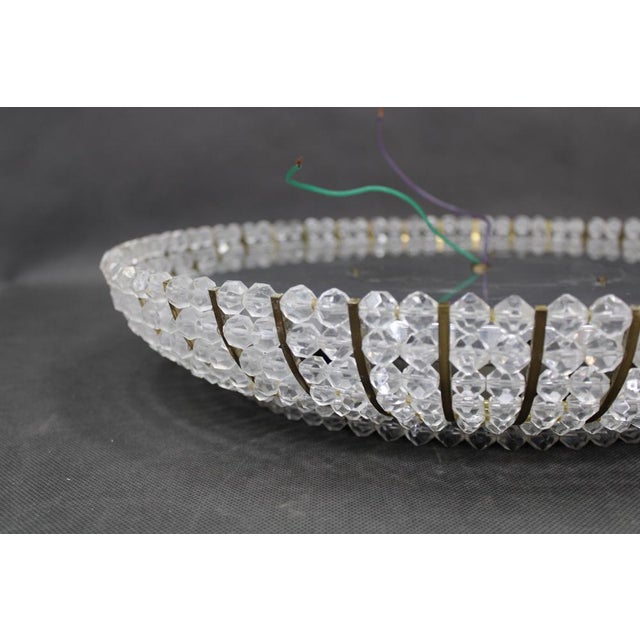 Hollywood Regency Illuminated Wall Mirror, Austria, 1970s For Sale - Image 6 of 8