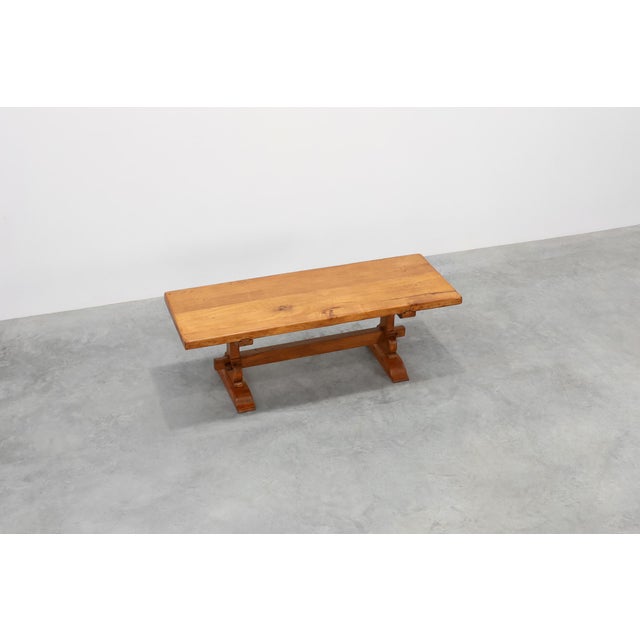 Wood Rustic Oak Dining Table, France, 1960s For Sale - Image 7 of 15