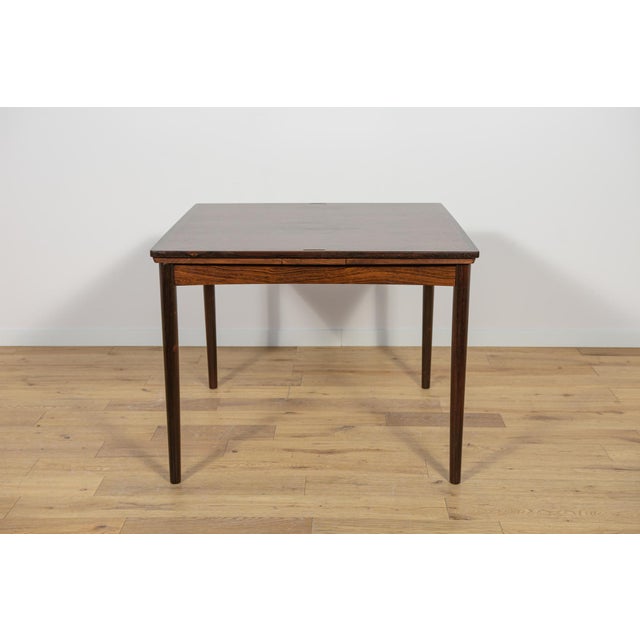 Mid-Century Modern Mid-Century Danish Extendable Rosewood Dining Table, Denmark, 1960s For Sale - Image 3 of 18