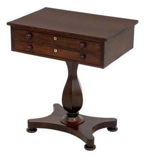 William IV Rosewood Work Table, Early 19th Century