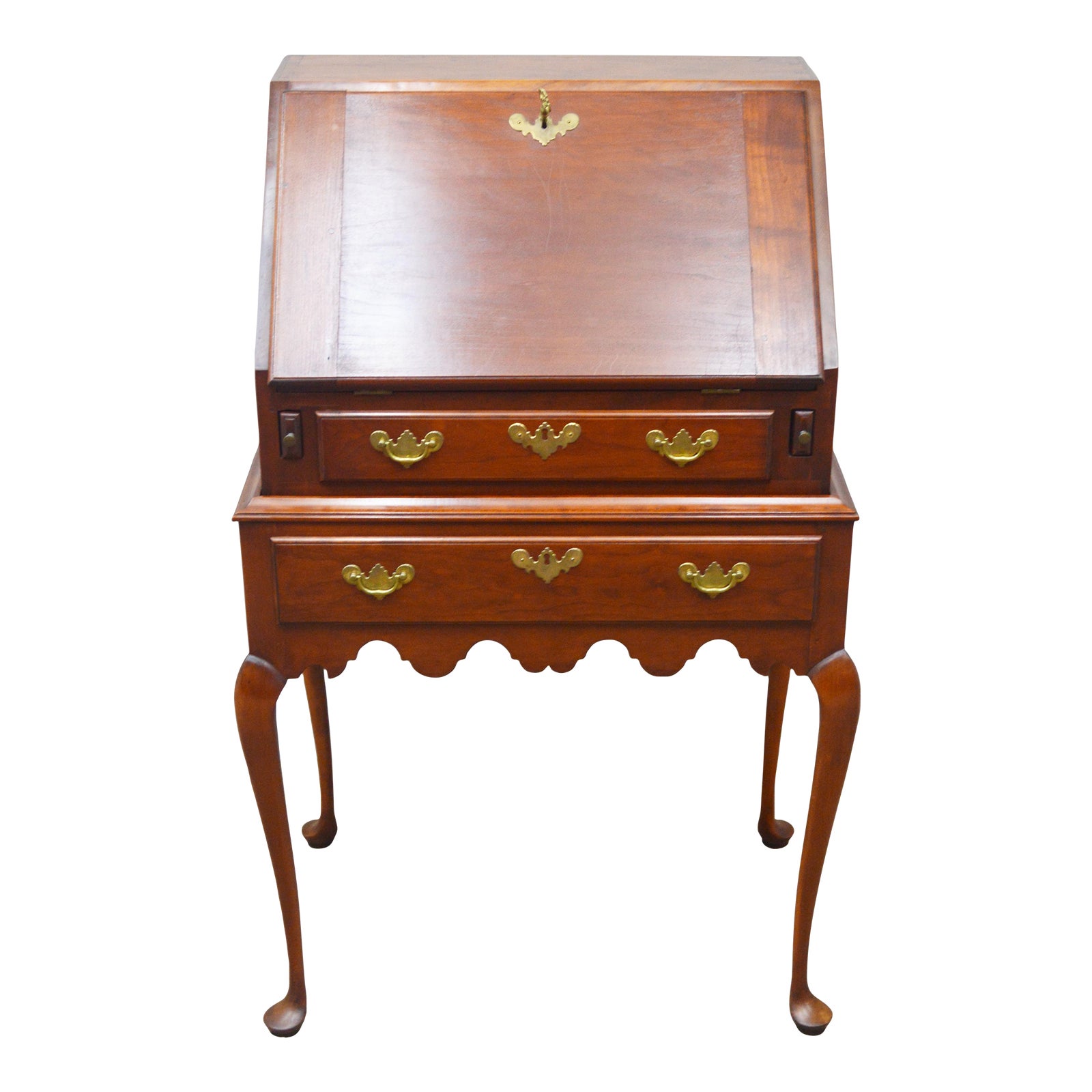 Eldred Wheeler Cherry Secretary Desk Chairish
