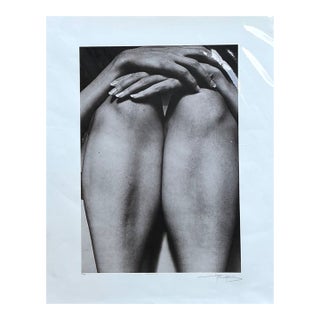 Vintage Signed Photographic Art Print For Sale