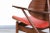 Mid-Century Leather "Clam Shell" Armchair by Seymour J. Wiener for Kodawood For Sale - Image 10 of 12