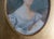 19th Century American School Miniature Watercolor Portrait of a Lady For Sale - Image 9 of 16