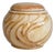 Studio Ceramic Lidded Box with Shino-Inspired Flowing Glaze in Honey, Cream and Iron Red, Germany, 1970s For Sale