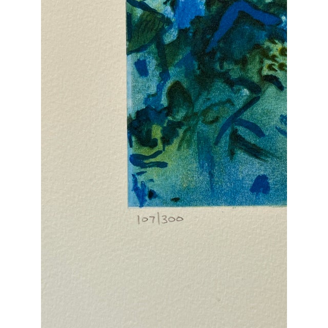 Original Lithographic Poster - Marc Chagall&nbsp;"Nude Floating In A Vase" Medium: lithograph in color print. Signature in...