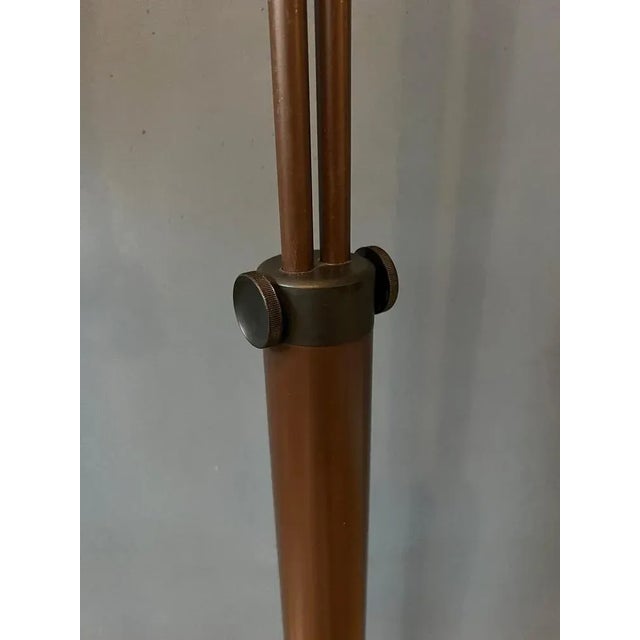 Mid-Century Brown Double Arc Cone Floor Lamp from Gepo For Sale - Image 9 of 11