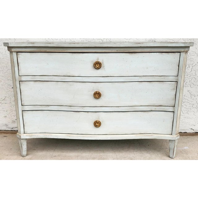Shabby Chic Century Furniture Chest of Drawers French Country Distressed For Sale - Image 3 of 18