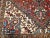 Vintage Heriz Area Rug, Handwoven Geometric Pattern, Red & Navy, 5’ X 7’ For Sale - Image 10 of 11