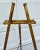 Traditional Vintage Gilt Gold Faux Bamboo Metal Easel For Sale - Image 3 of 10
