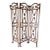 Manner of Jacques Adnet for Hermès Folding Screen or Room Divider For Sale