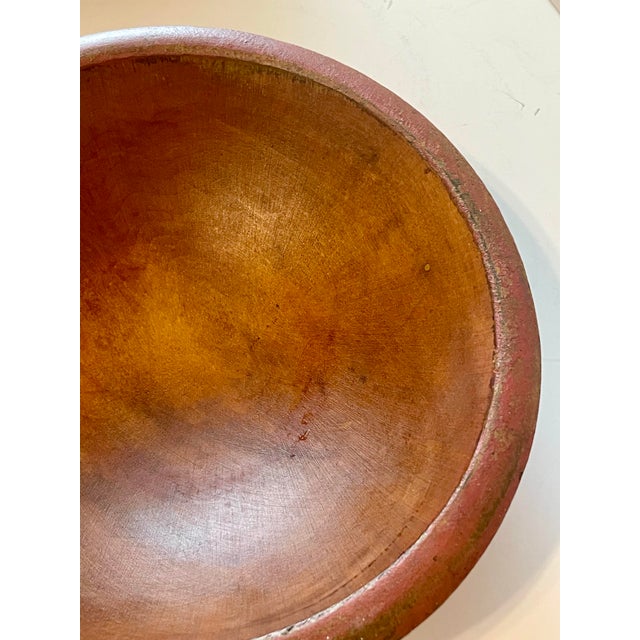 Wooden 1800’s Farmhouse Bowls, a Pair For Sale - Image 11 of 12