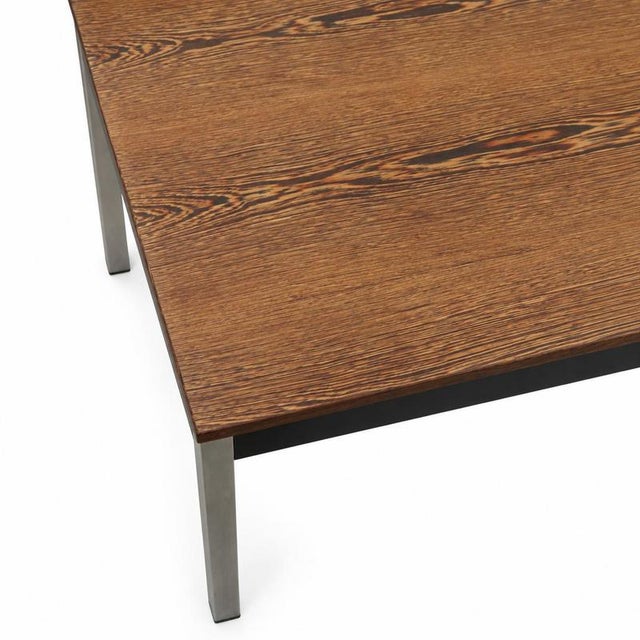 Martin Visser Vintage Wenge Dining Table with Chrome Legs by Martin Visser for t Spectrum For Sale - Image 4 of 5
