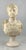 A fine white marble bust of a roman general. Finely carved with an ornate breastplate and supported on a turned socle. H...