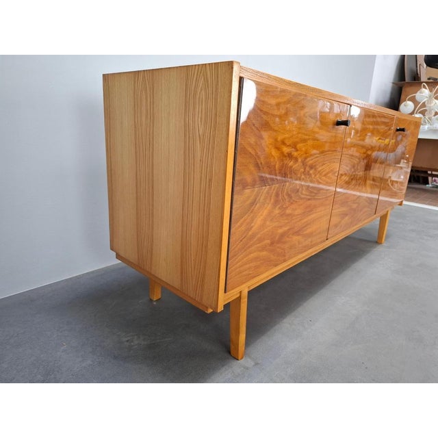 Mid-Century Modern Sideboard, Czechoslovakia, 1960s For Sale - Image 3 of 18