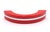Set of Vintage 3 In. Red Plastic Art Deco Drawer Pulls For Sale - Image 4 of 6