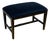 Bespoke Sapphire Velvet Bench For Sale