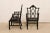 Vintage Chippendale Style Cane Seat Chairs - A Pair For Sale - Image 4 of 13