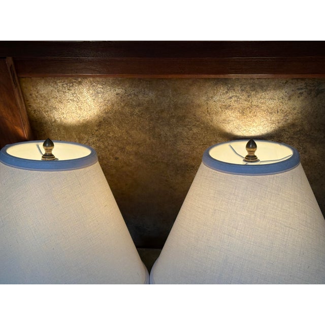 Brass Visual Comfort Primitive Swing Lamps, Pair For Sale - Image 8 of 13