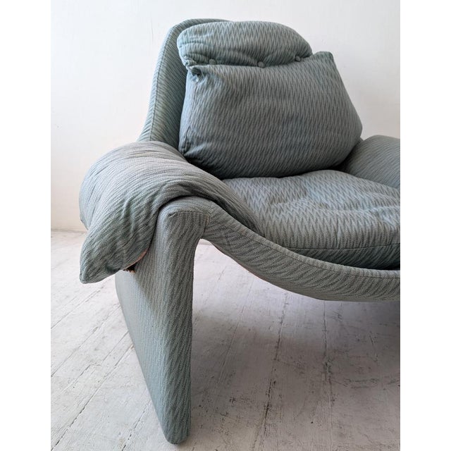 Mid-Century P60 Lounge Chair by Vittorio Introini for Saporiti, Italy, 1970s For Sale - Image 13 of 14