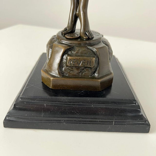Philips, Art Deco Sculpture of a Nude Woman, 20th Century, Bronze For Sale - Image 10 of 12
