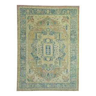 Turkish Oushak Rug 8'3" x 11'3" #18001 For Sale