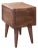 Bayshore Mid Century Side Table - Mocha Brown For Sale