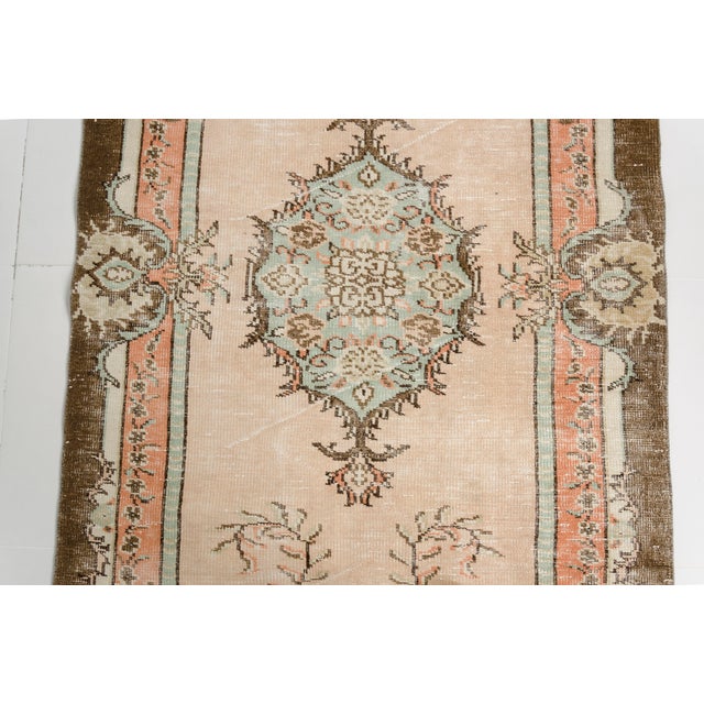 Ethnic Vintage Wool Carpet For Sale - Image 4 of 10