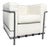 LC2 Armchair by Le Corbusier for Cassina, Italy, 2000s For Sale