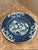 Vintage Signed Blue & White Plate For Sale - Image 4 of 9
