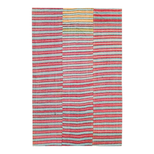 Galerie Shabab Collection Mid-20th Century Handmade Turkish Flatweave Kilim Accent Rug For Sale