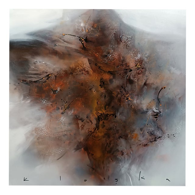 Ovidiu Kloska, Between Gravity and the Desire to Fly, Mixed on Canvas For Sale